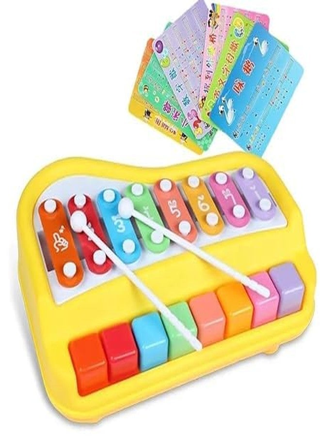 HEERWA TOYS Xylophone Musical Toy for Kids 8 Scale - Piano Keyboard for 1 Year Baby Boy Girl | Birthday Gift for Kids 6-12 Months | Educational Toy for Toddlers, Non-Battery - Image 1
